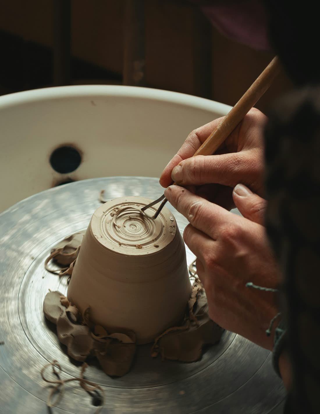 Töpfern im Privatatelier